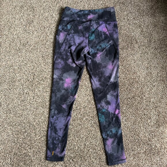 Lucy Perfect Core High-Rise Full Length Tie Dye Galaxy Leggings, Size Small - Picture 3 of 11